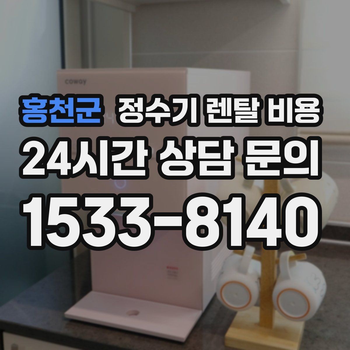 홍천군 정수기 렌탈 비용 필터 직접 교체가 번거로운 경우 선택 기준