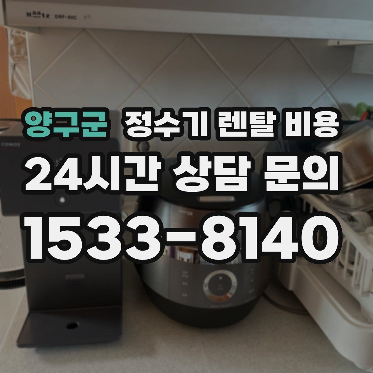 양구군 정수기 렌탈 비용 카드 할인 적용 시 주의할 점