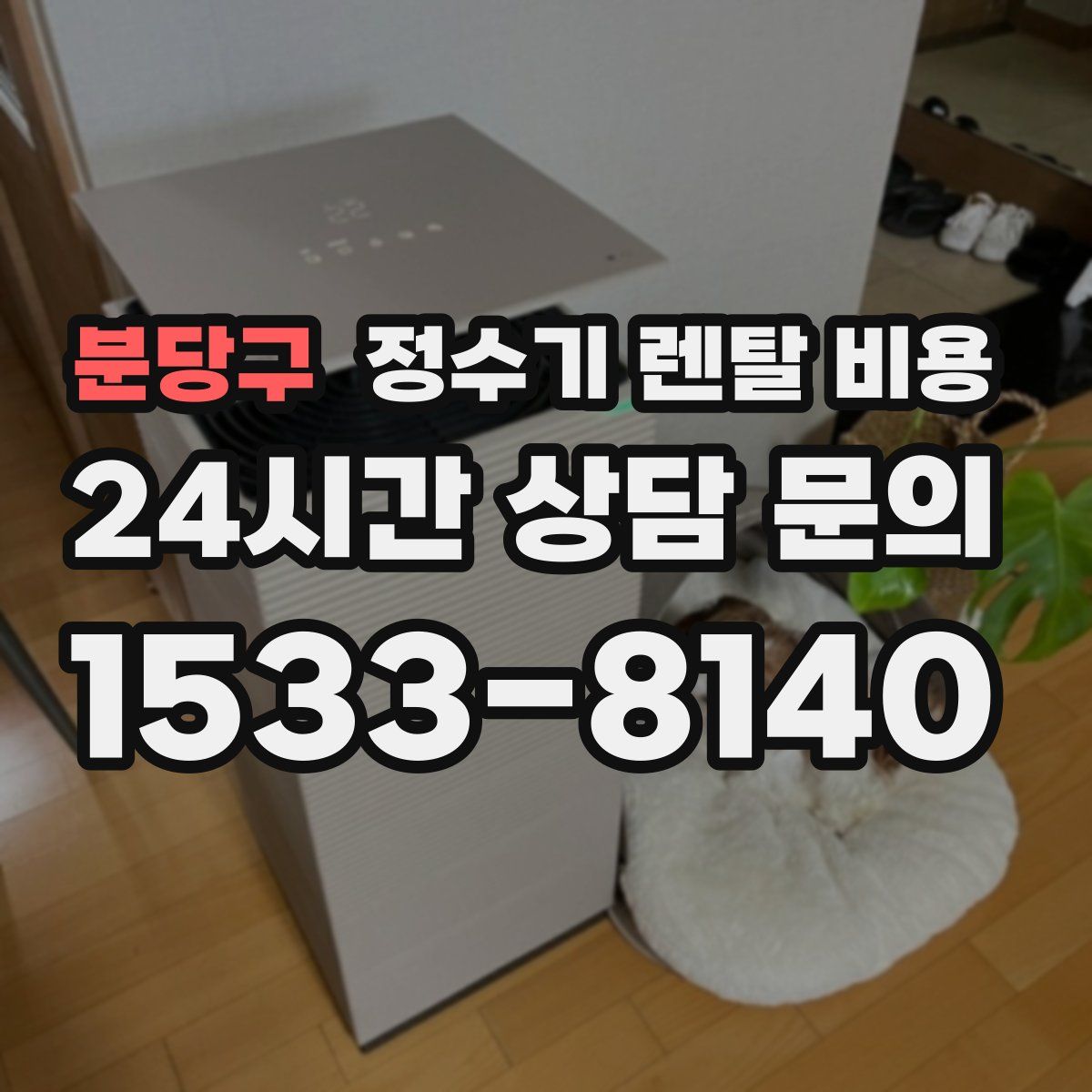분당구 정수기 렌탈 비용