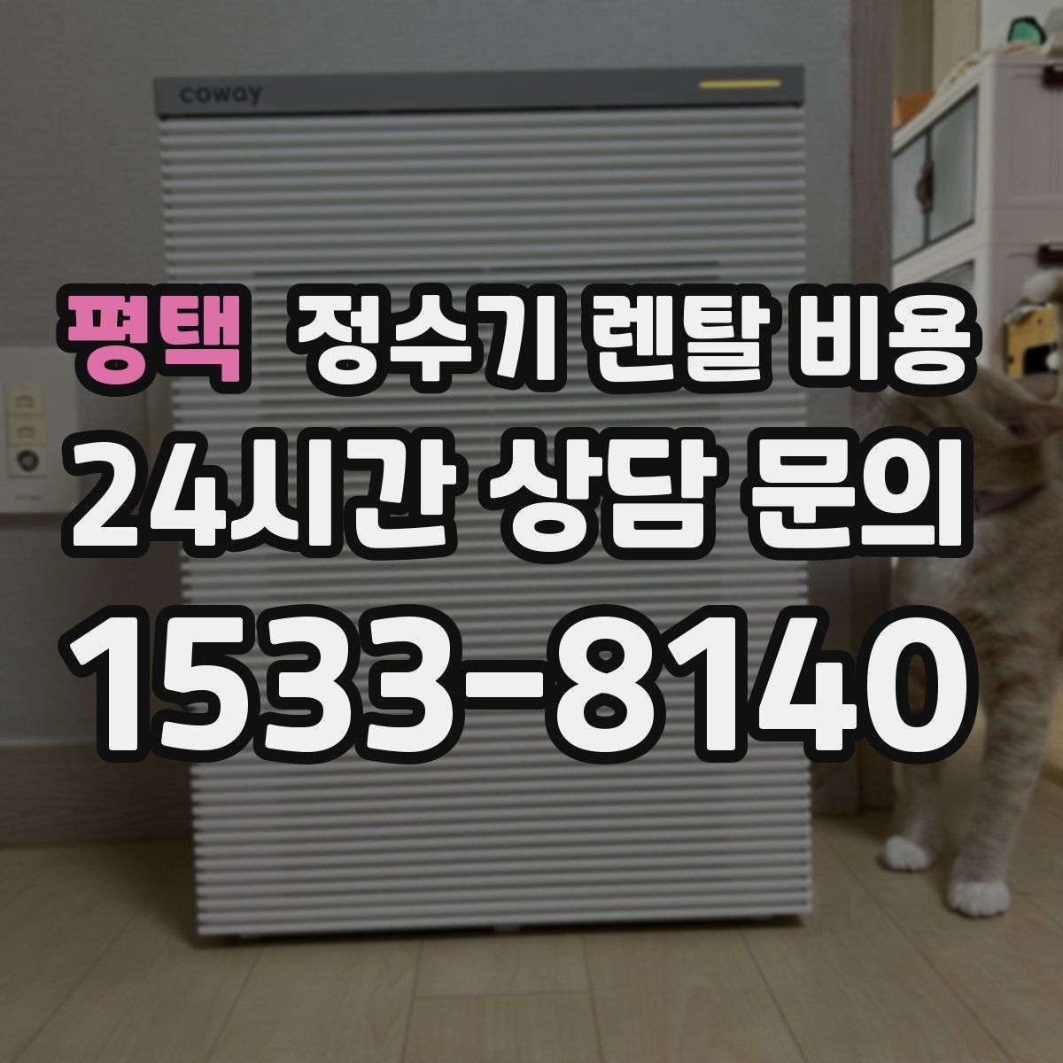 평택 정수기 렌탈 비용 고민될 때 정리하는 체크리스트