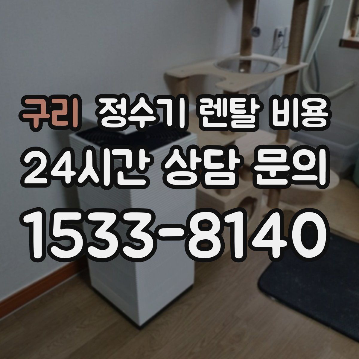 구리 정수기 렌탈 비용