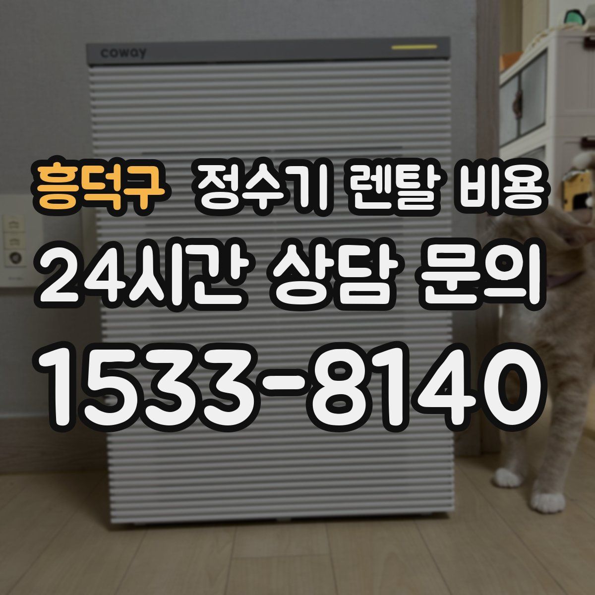 흥덕구 정수기 렌탈 비용