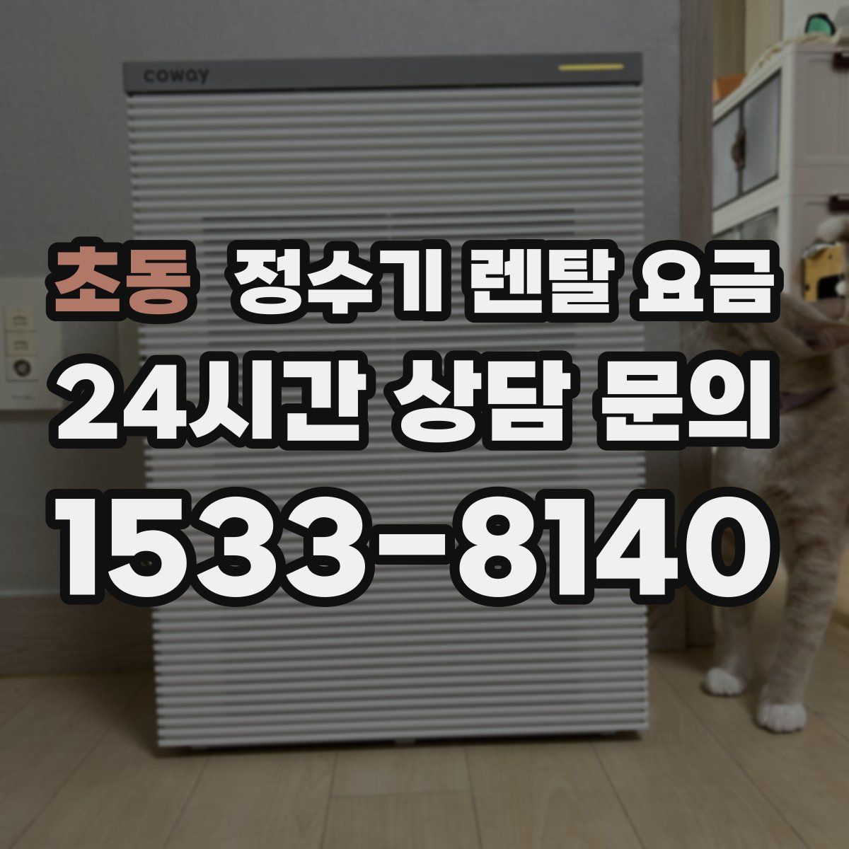 초동 정수기 렌탈 요금