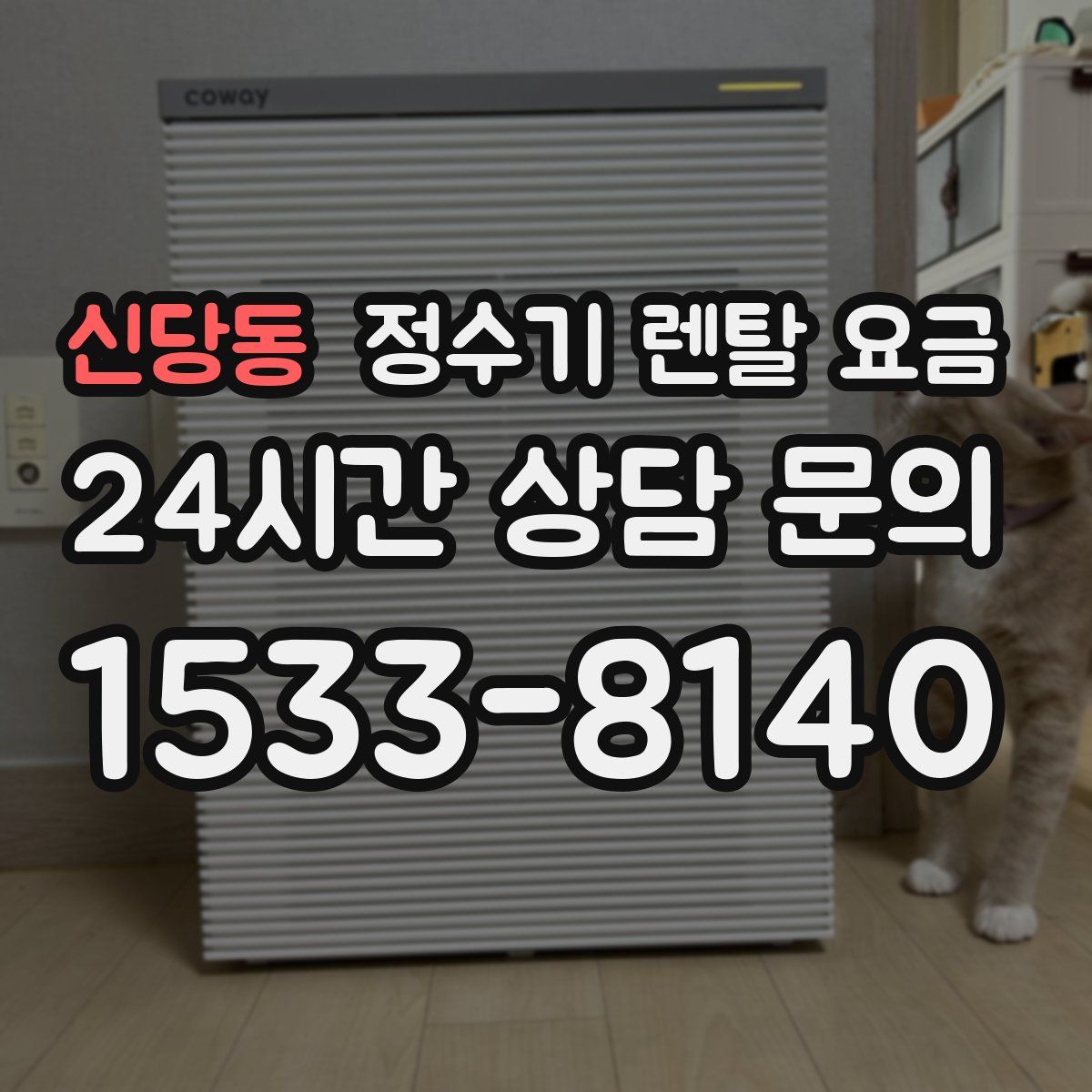 신당동 정수기 렌탈 요금