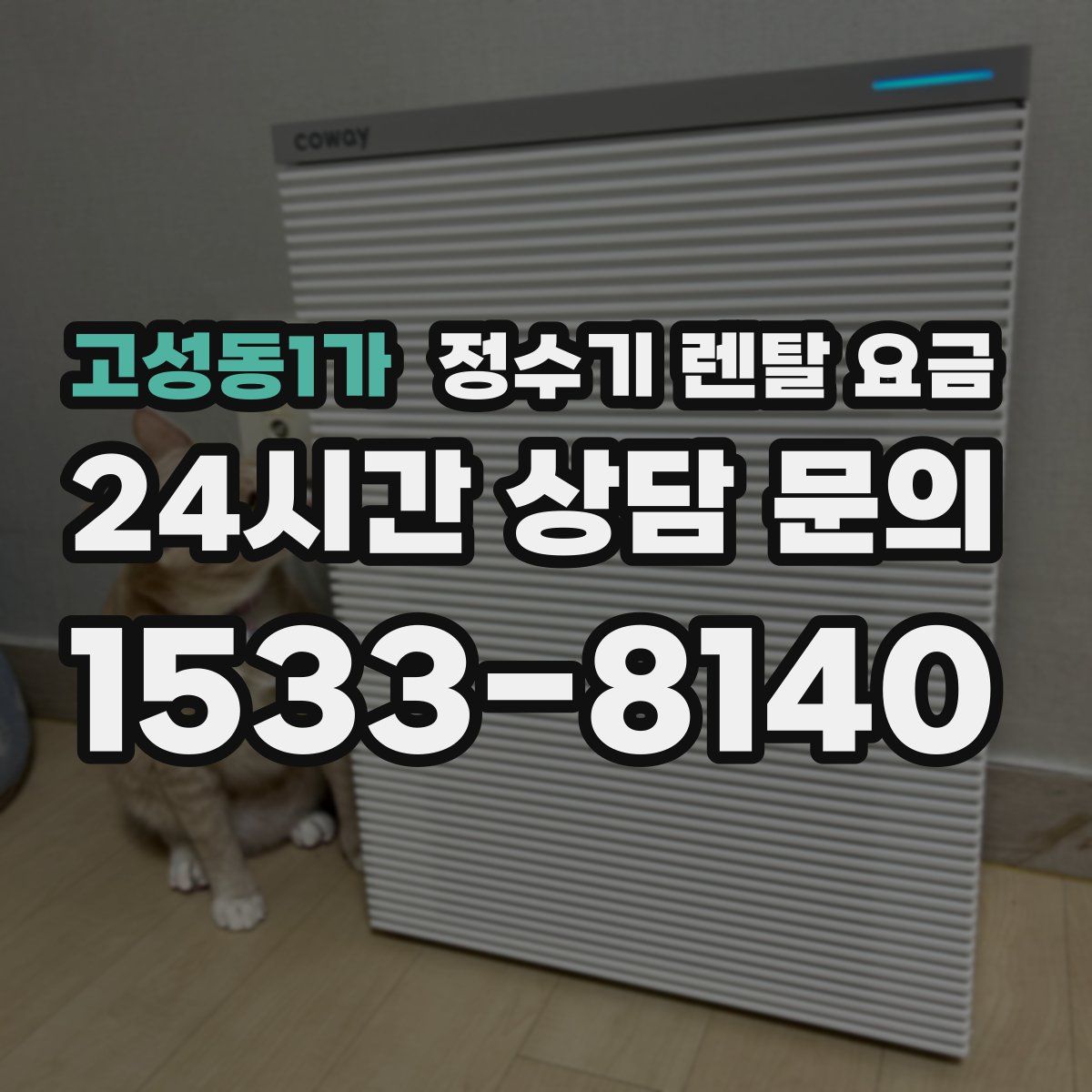 고성동1가 정수기 렌탈 요금