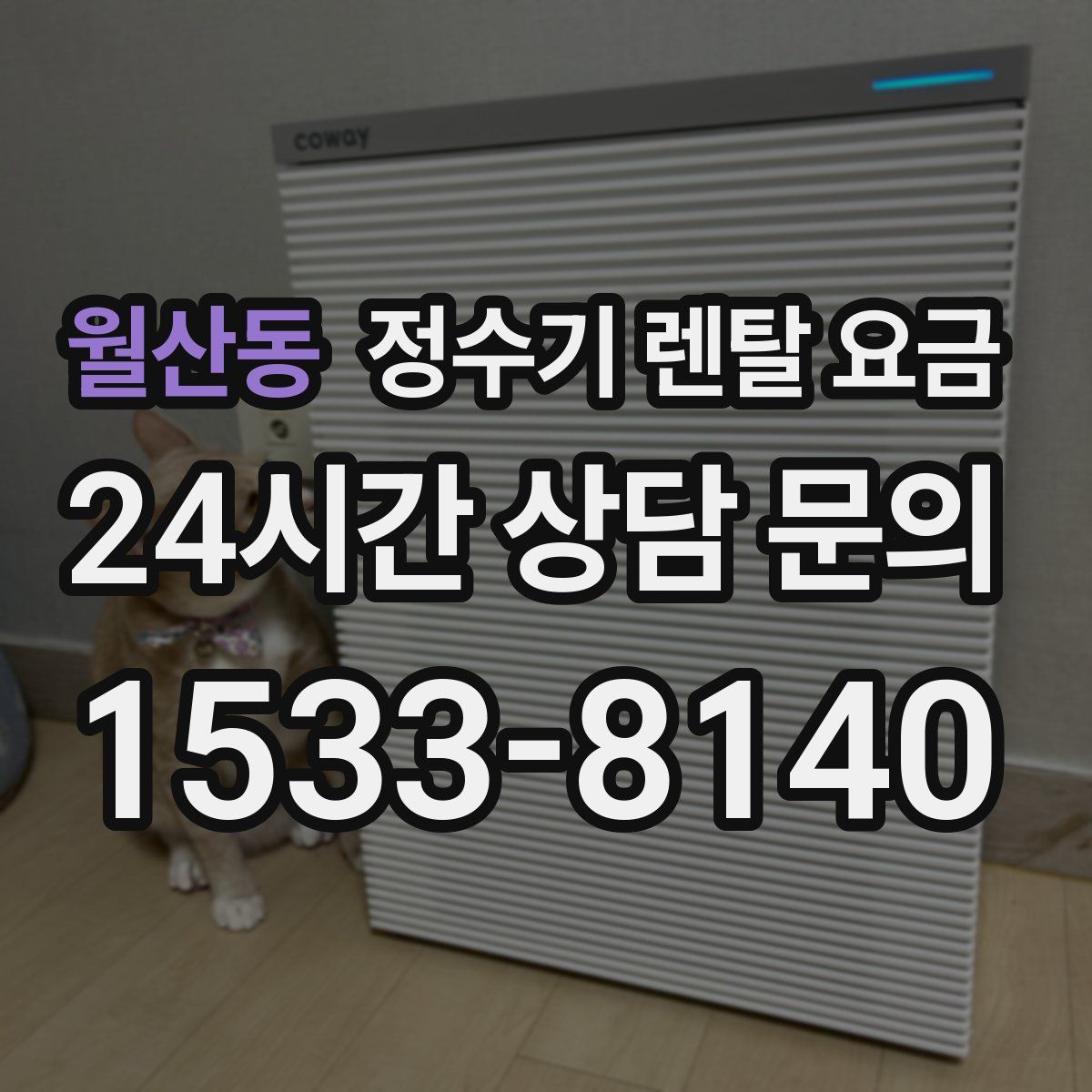 월산동 정수기 렌탈 요금