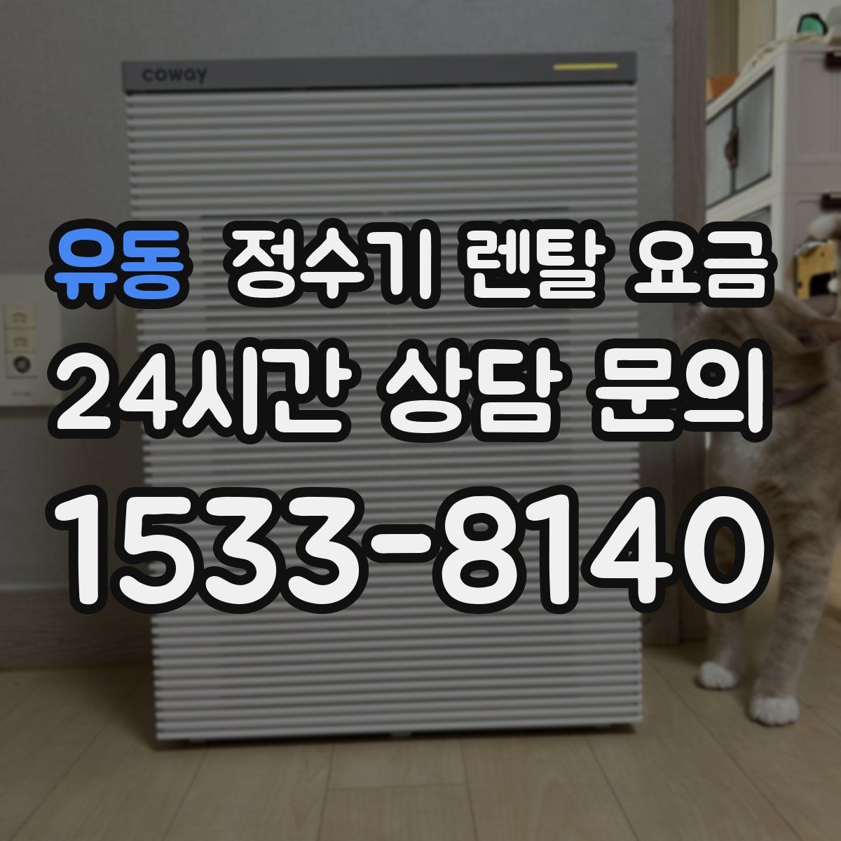 유동 정수기 렌탈 요금