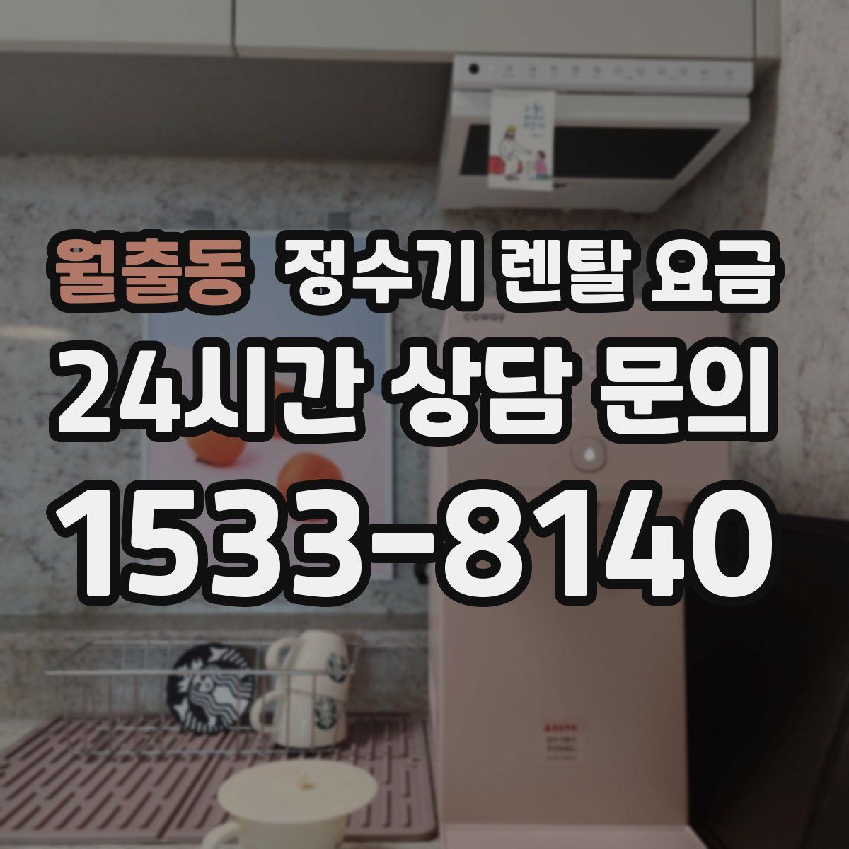 월출동 정수기 렌탈 요금