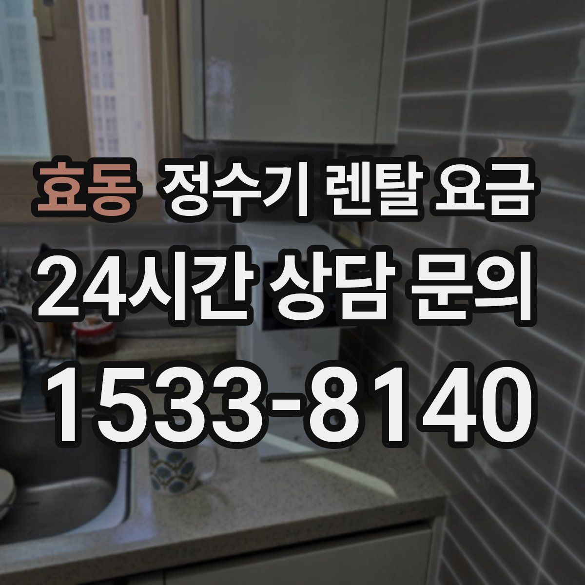 효동 정수기 렌탈 요금