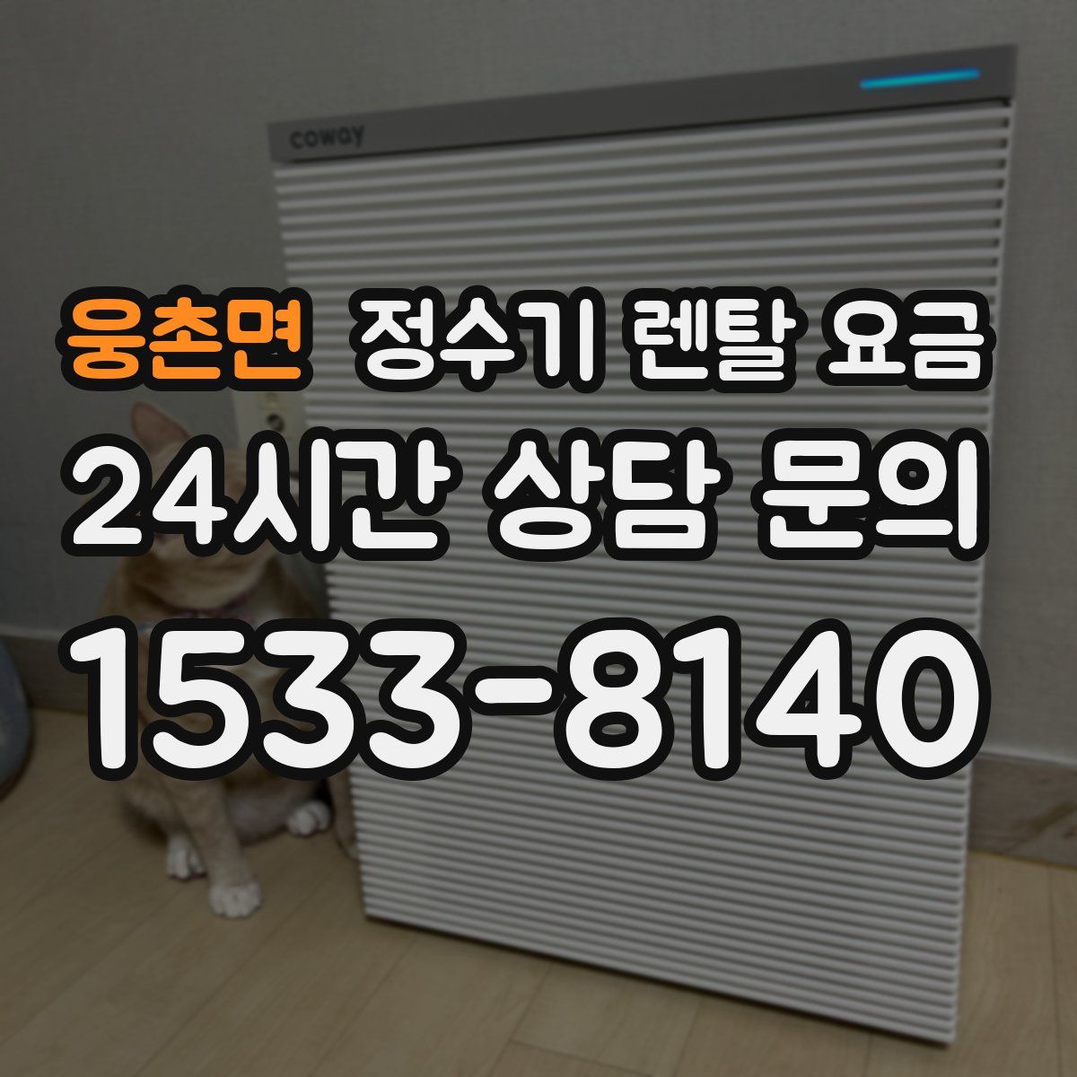 웅촌면 정수기 렌탈 요금