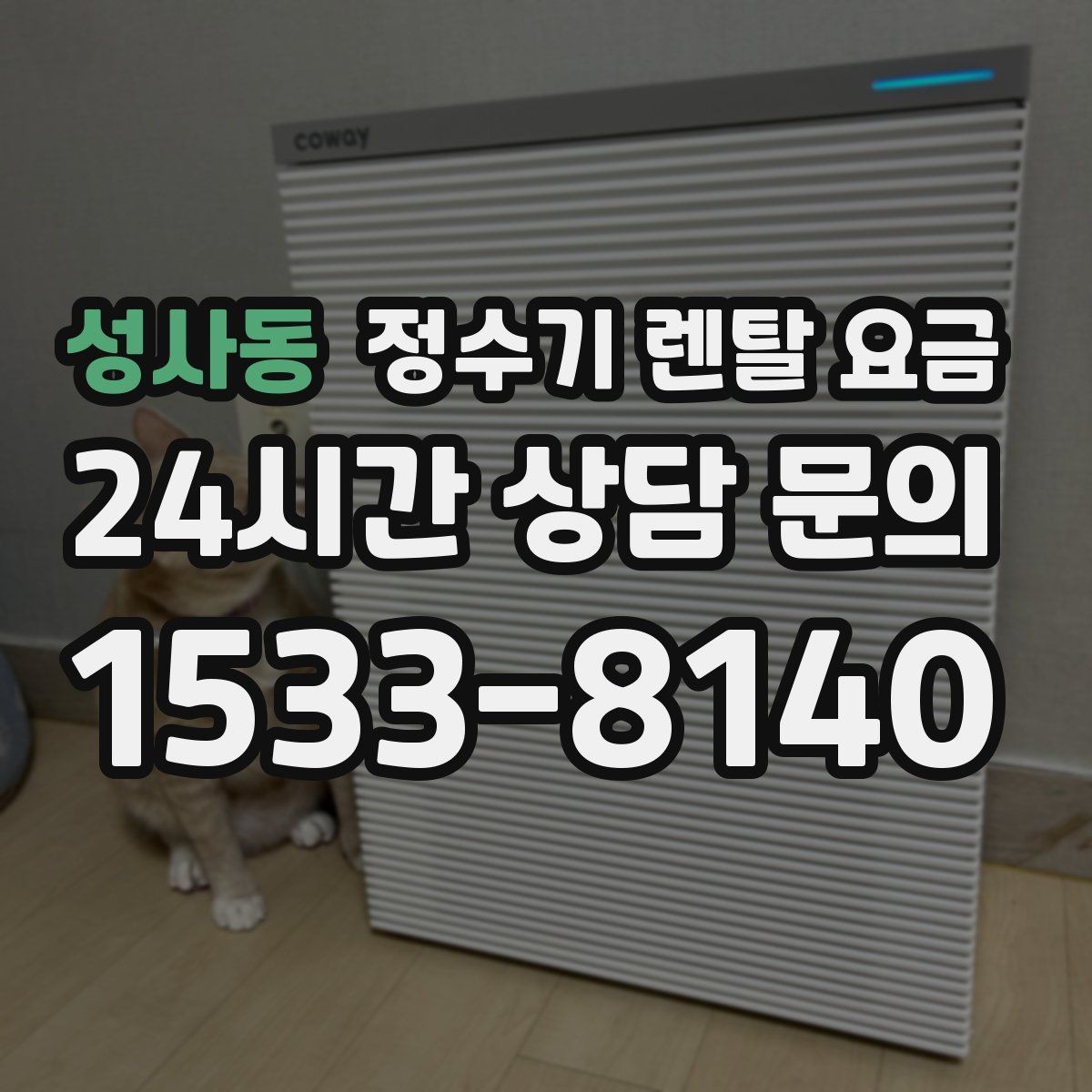 성사동 정수기 렌탈 요금 기능별 차이를 쉽게 비교하는 방법