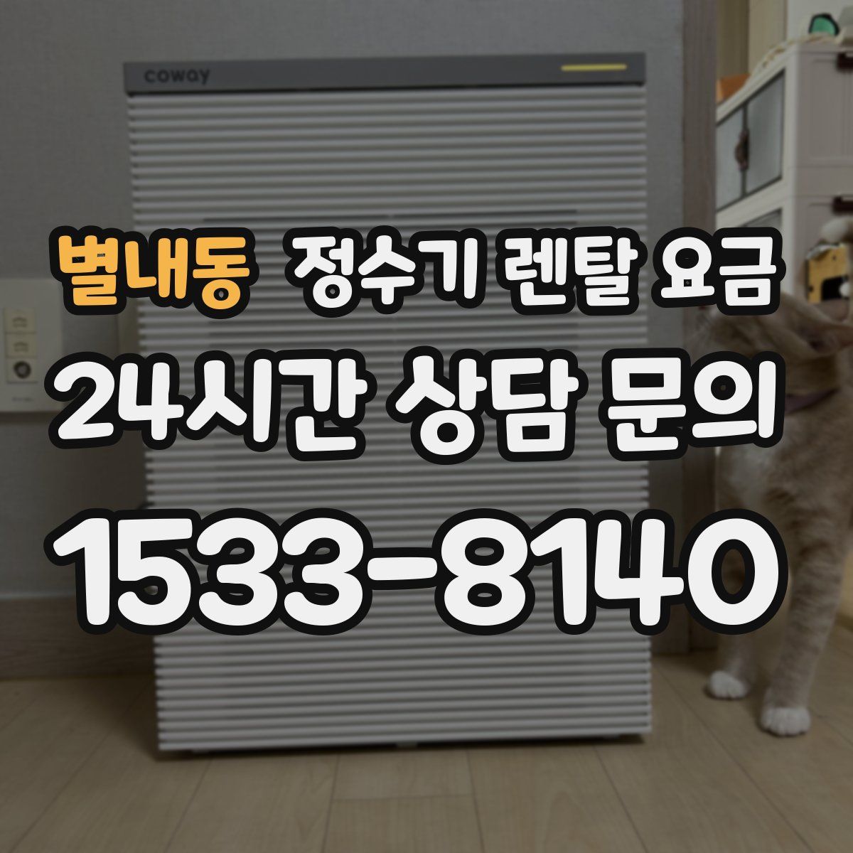 별내동 정수기 렌탈 요금