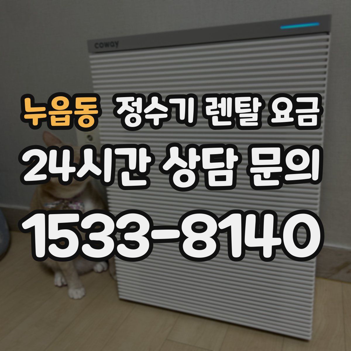 누읍동 정수기 렌탈 요금