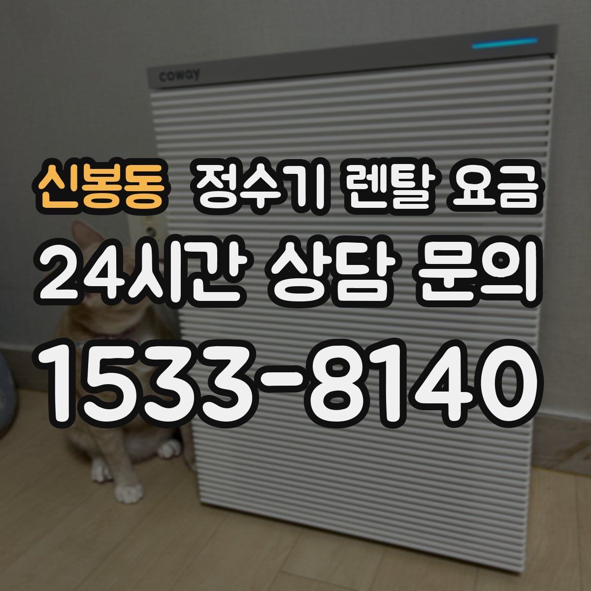 신봉동 정수기 렌탈 요금 렌탈 종료 후 선택지 정리