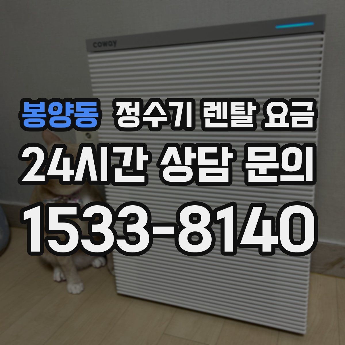 봉양동 정수기 렌탈 요금 장기적으로 보면 달라지는 선택 기준