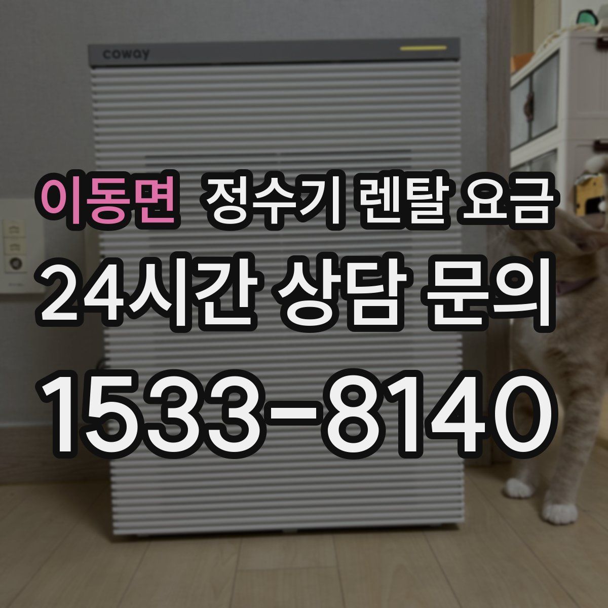 이동면 정수기 렌탈 요금