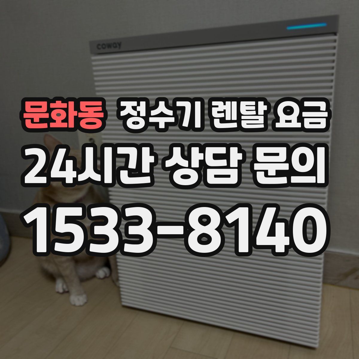 문화동 정수기 렌탈 요금