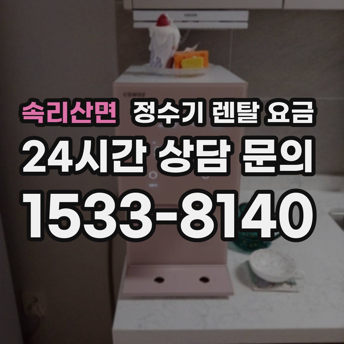속리산면 정수기 렌탈 요금