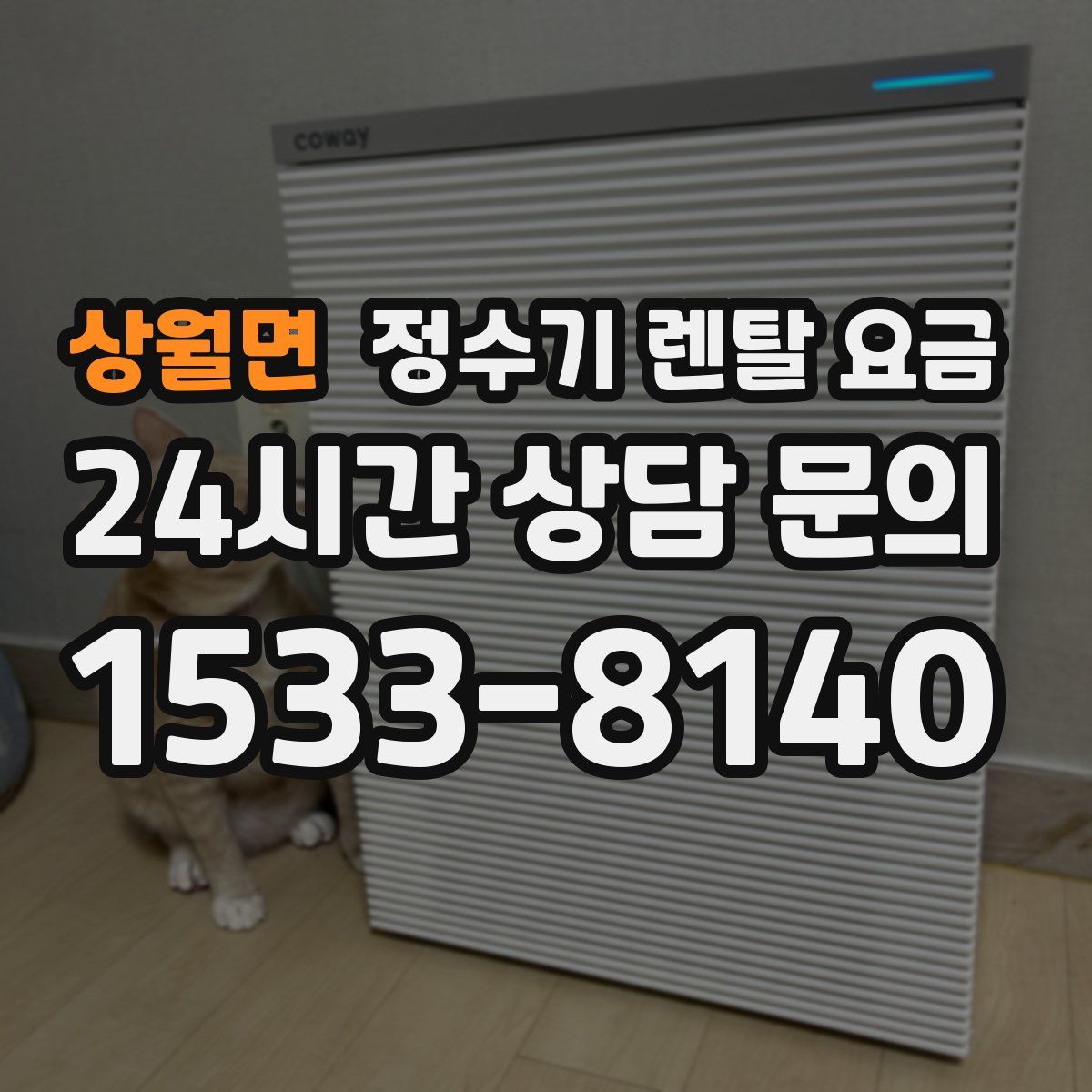 상월면 정수기 렌탈 요금