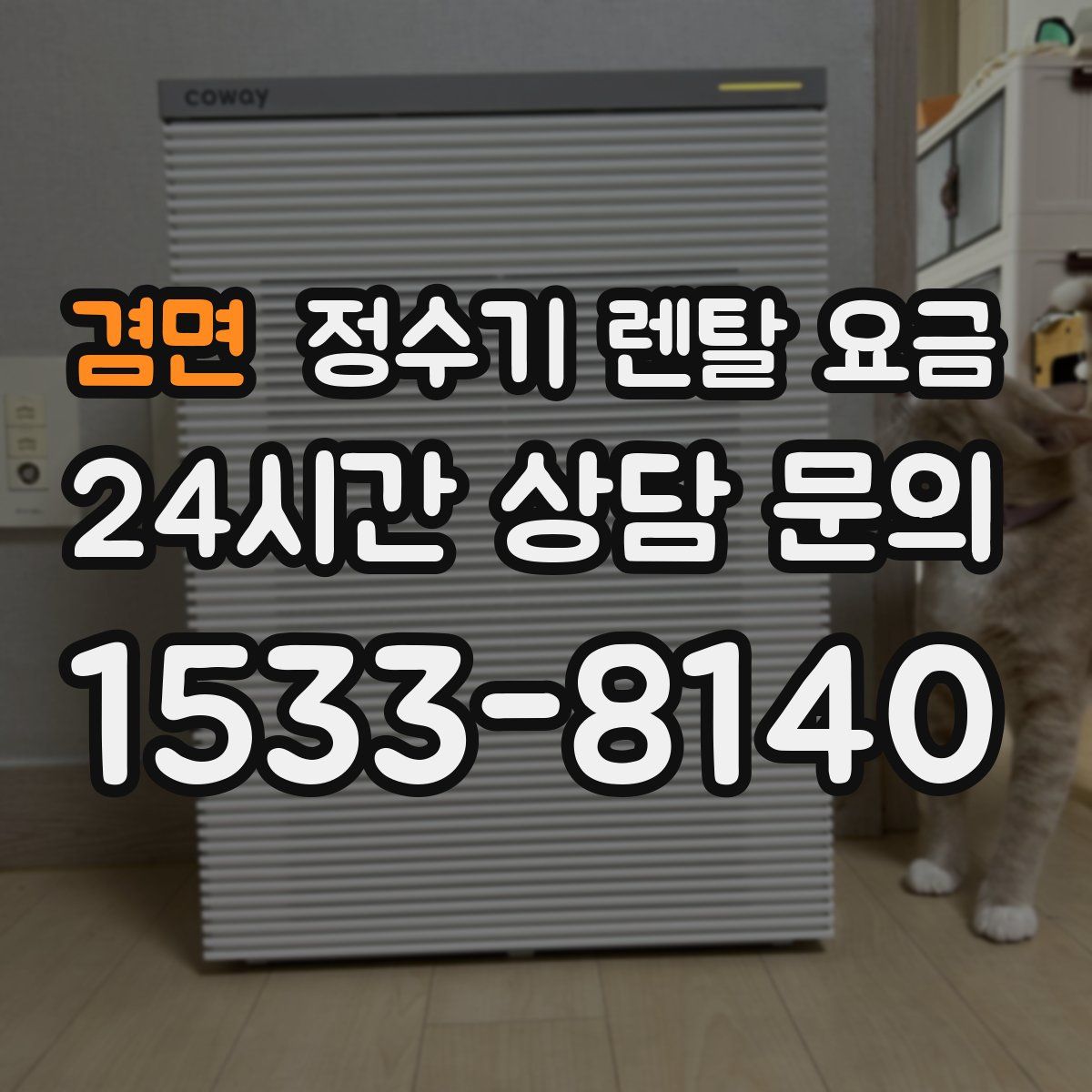 겸면 정수기 렌탈 요금