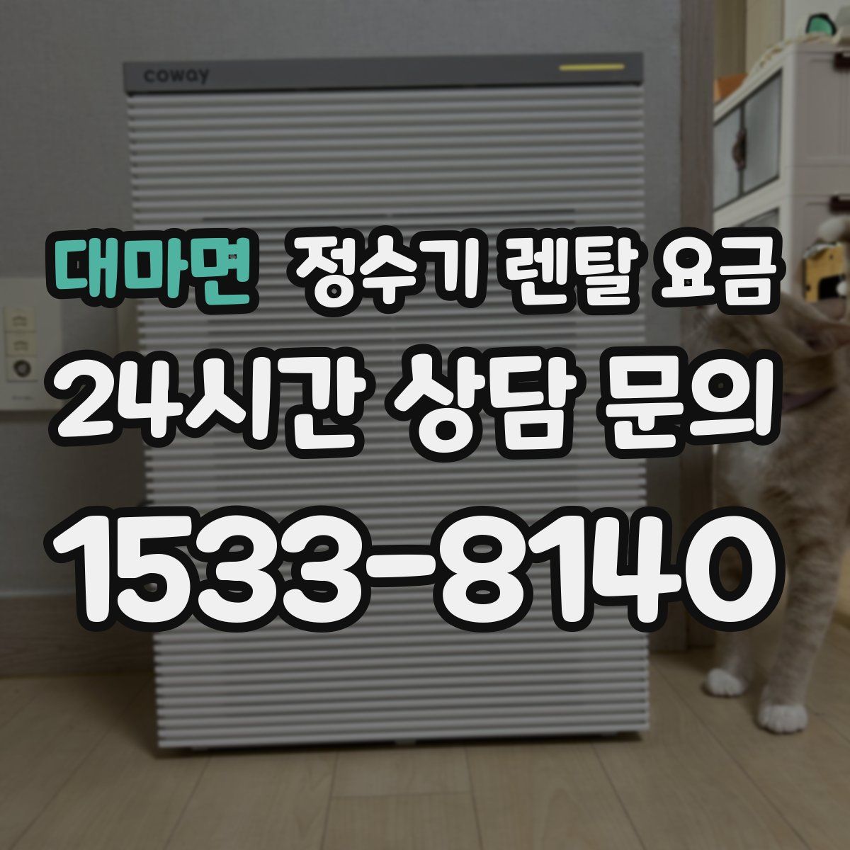 대마면 정수기 렌탈 요금