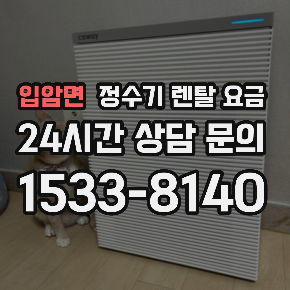 입암면 정수기 렌탈 요금 복잡한 기능보다 쉬운 사용이 중요한 이유