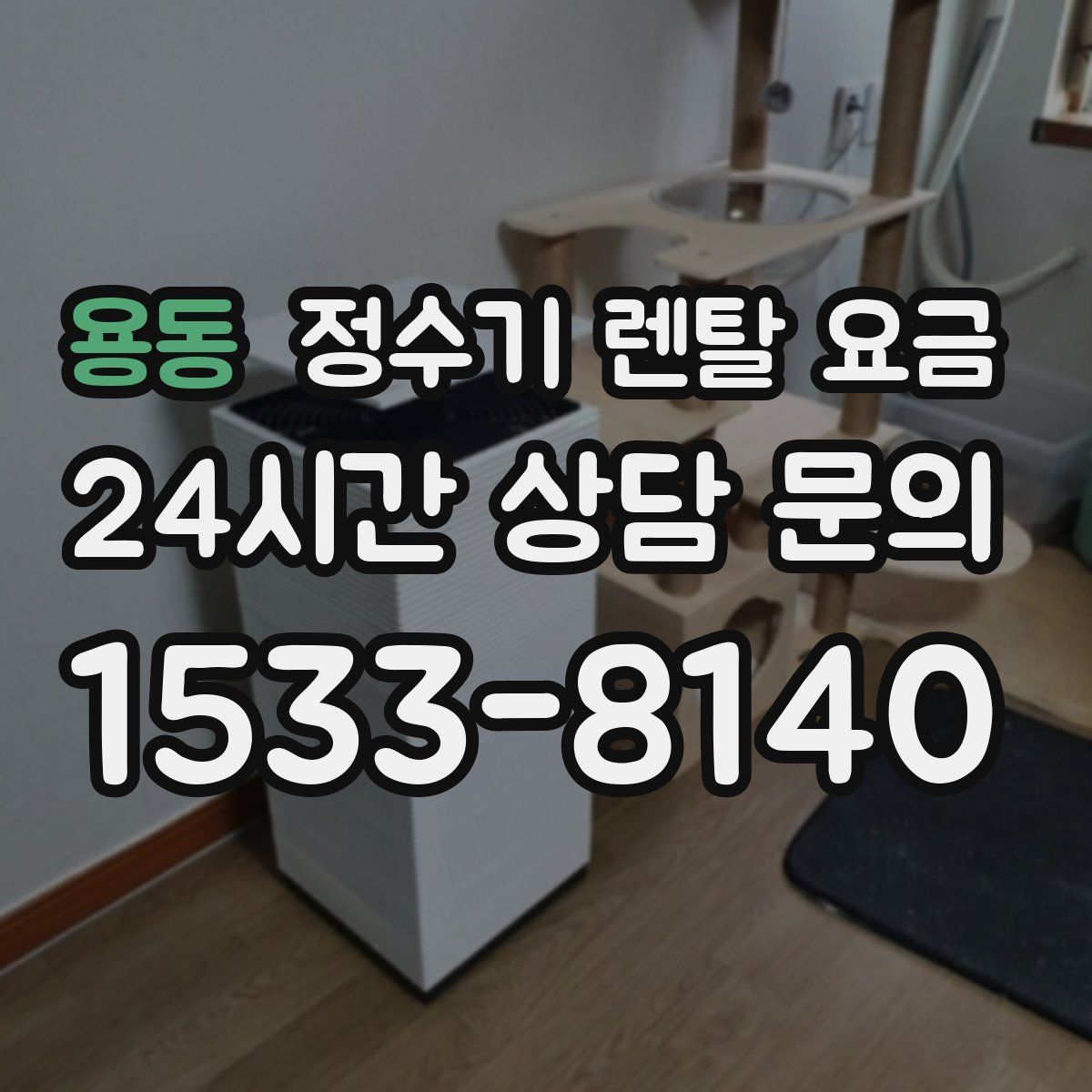 용동 정수기 렌탈 요금