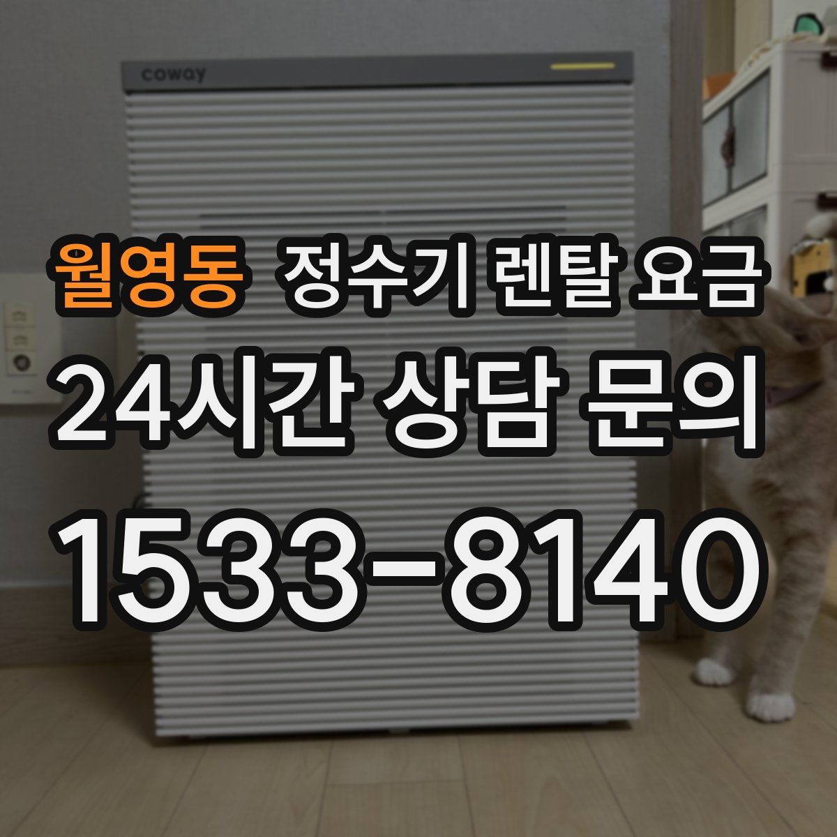 월영동 정수기 렌탈 요금