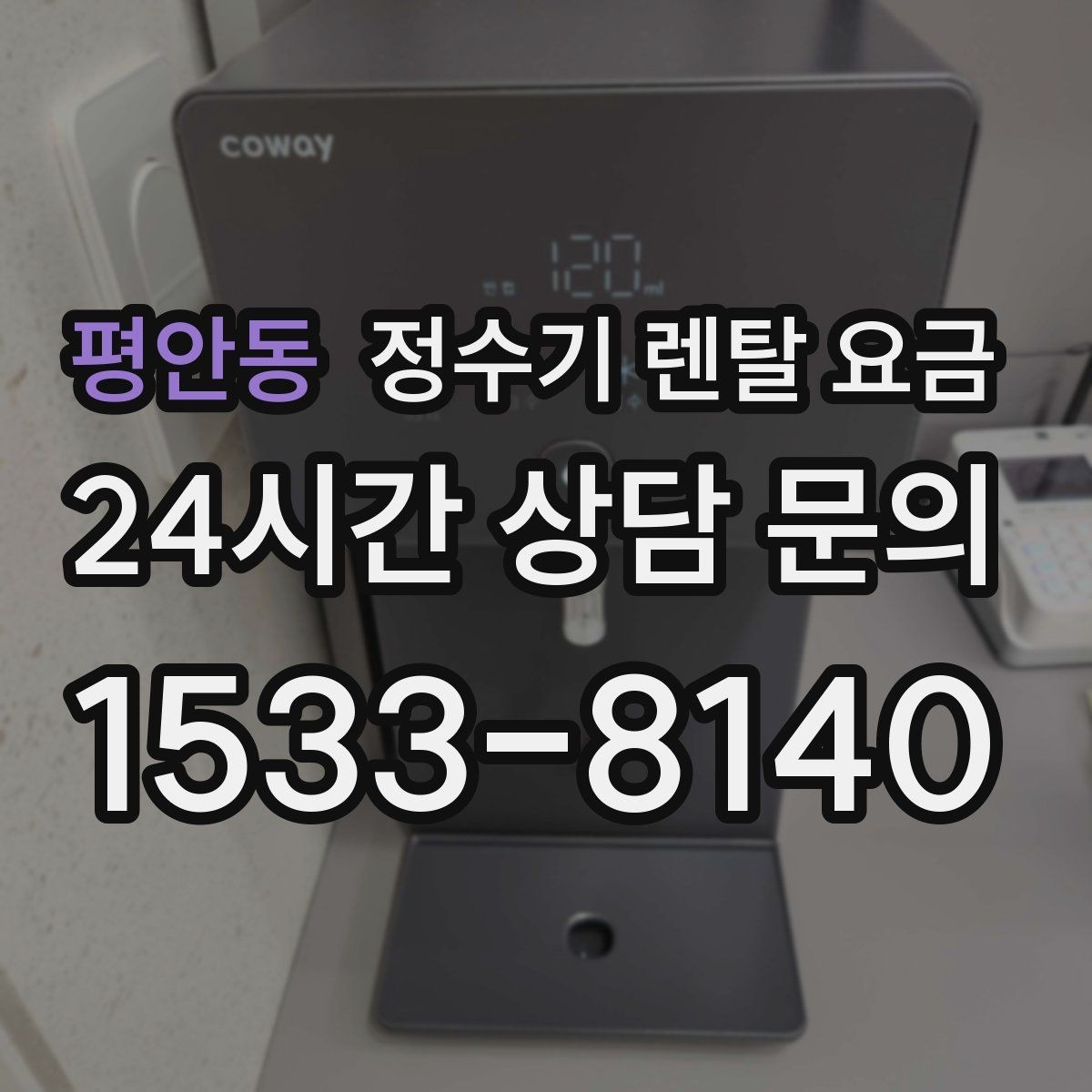 평안동 정수기 렌탈 요금 얼음 기능이 있는 모델의 특징