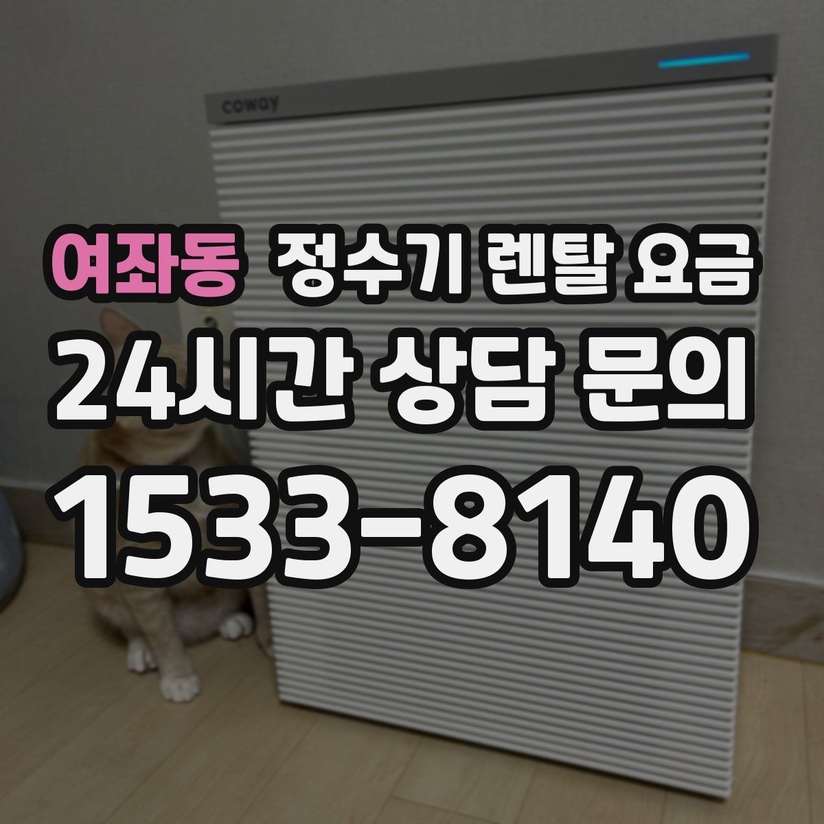여좌동 정수기 렌탈 요금 직수형이 인기 있는 이유