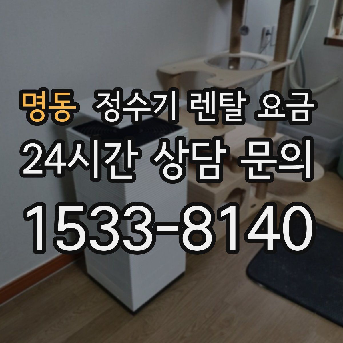 명동 정수기 렌탈 요금