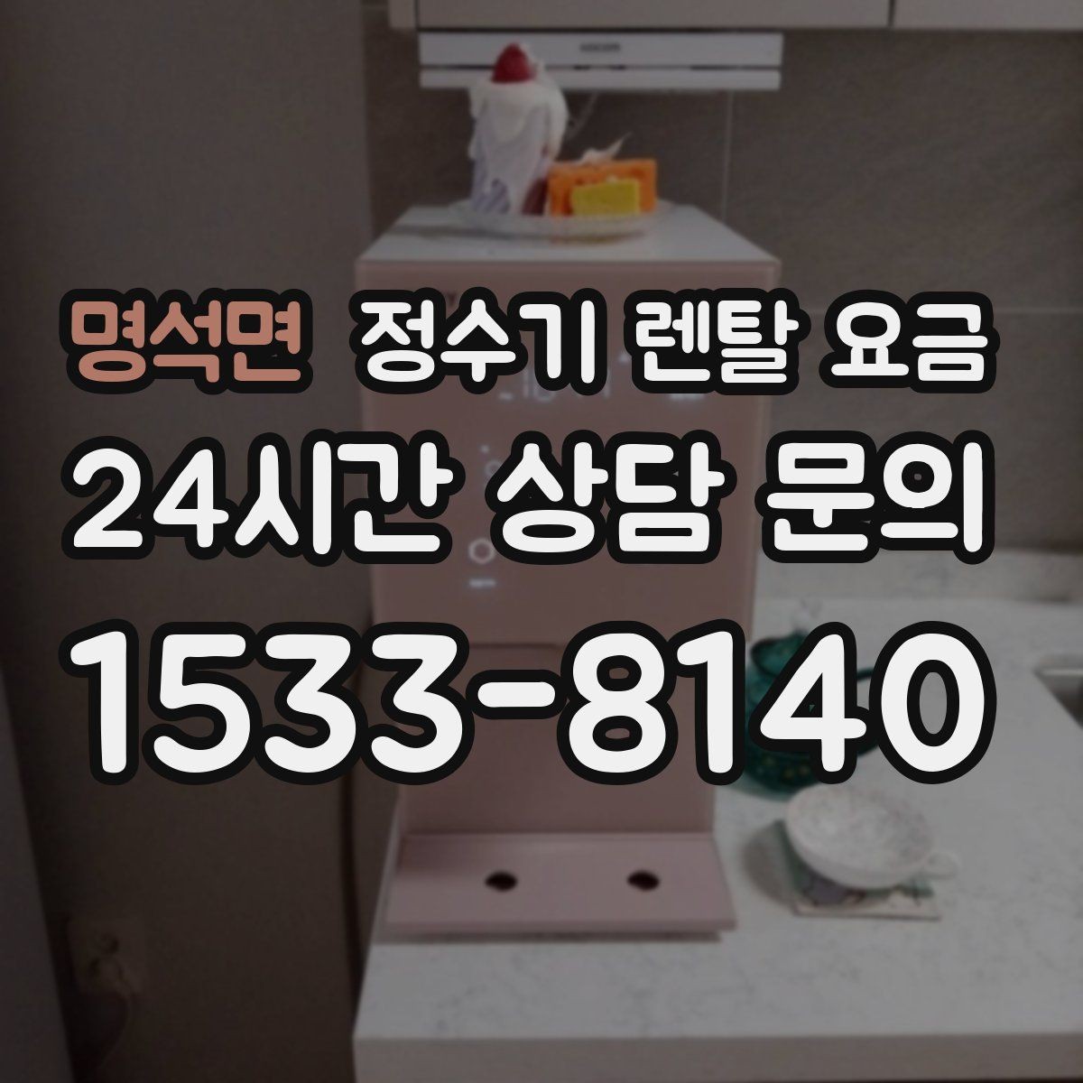 명석면 정수기 렌탈 요금 1인 가구에 적합한 선택 방법