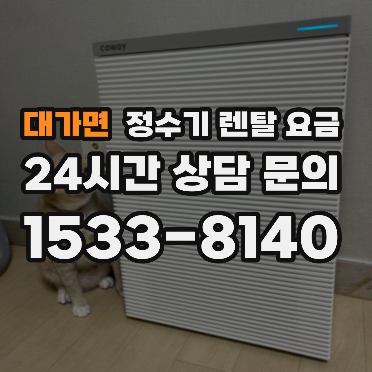 대가면 정수기 렌탈 요금 얼음 사용량이 많은 집의 선택 기준