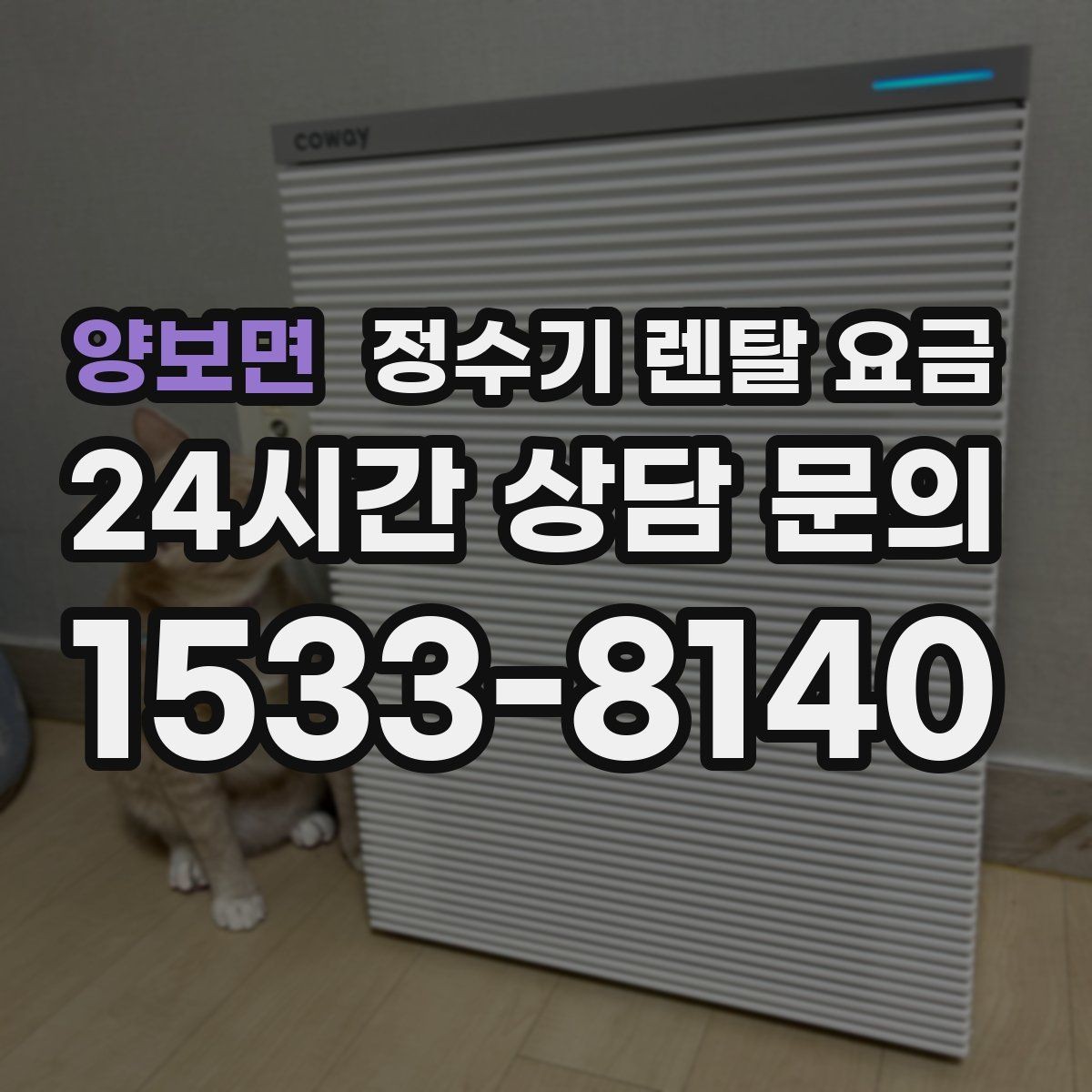 양보면 정수기 렌탈 요금 처음 선택 시 실수 줄이는 방법