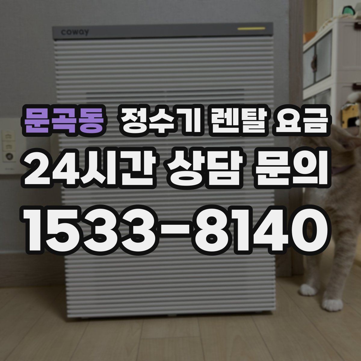 문곡동 정수기 렌탈 요금 초기 비용과 월 비용 함께 보는 방법