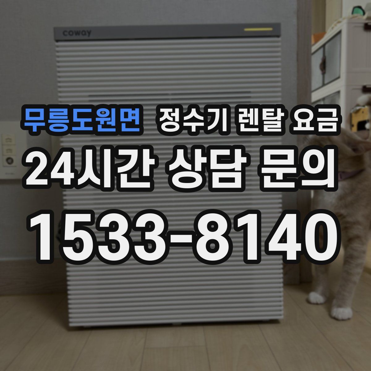 무릉도원면 정수기 렌탈 요금