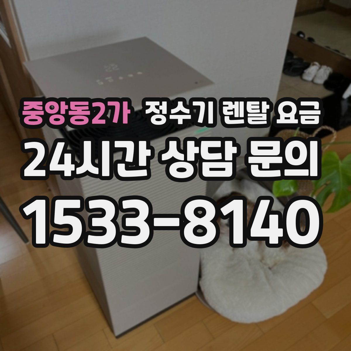 중앙동2가 정수기 렌탈 요금