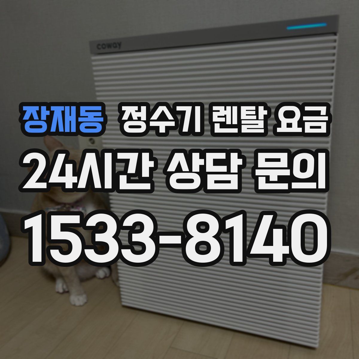 장재동 정수기 렌탈 요금