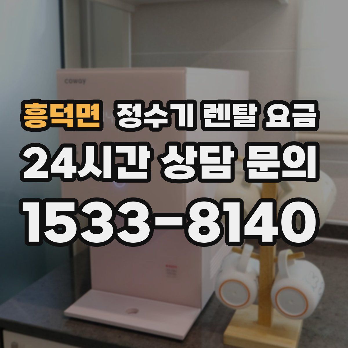 흥덕면 정수기 렌탈 요금