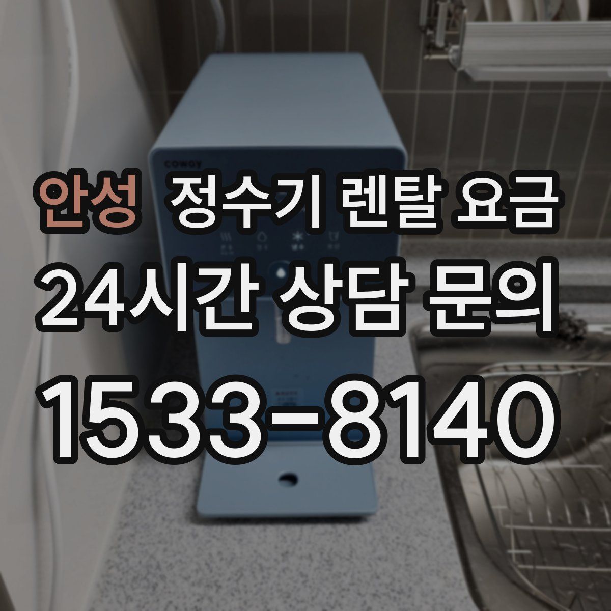 안성 정수기 렌탈 요금