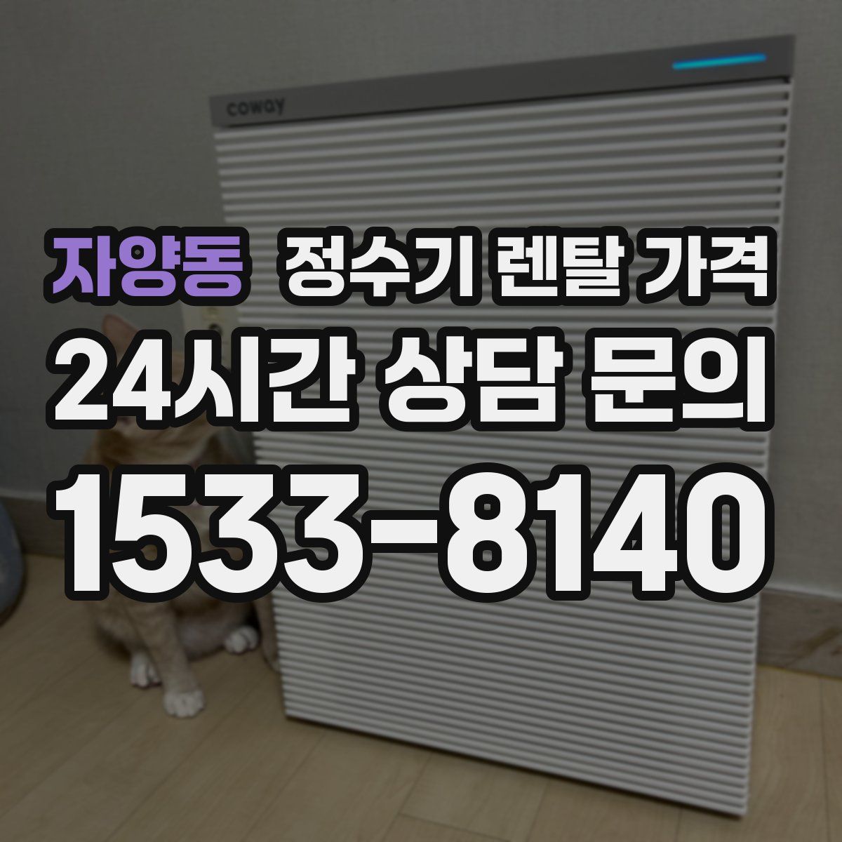 자양동 정수기 렌탈 가격