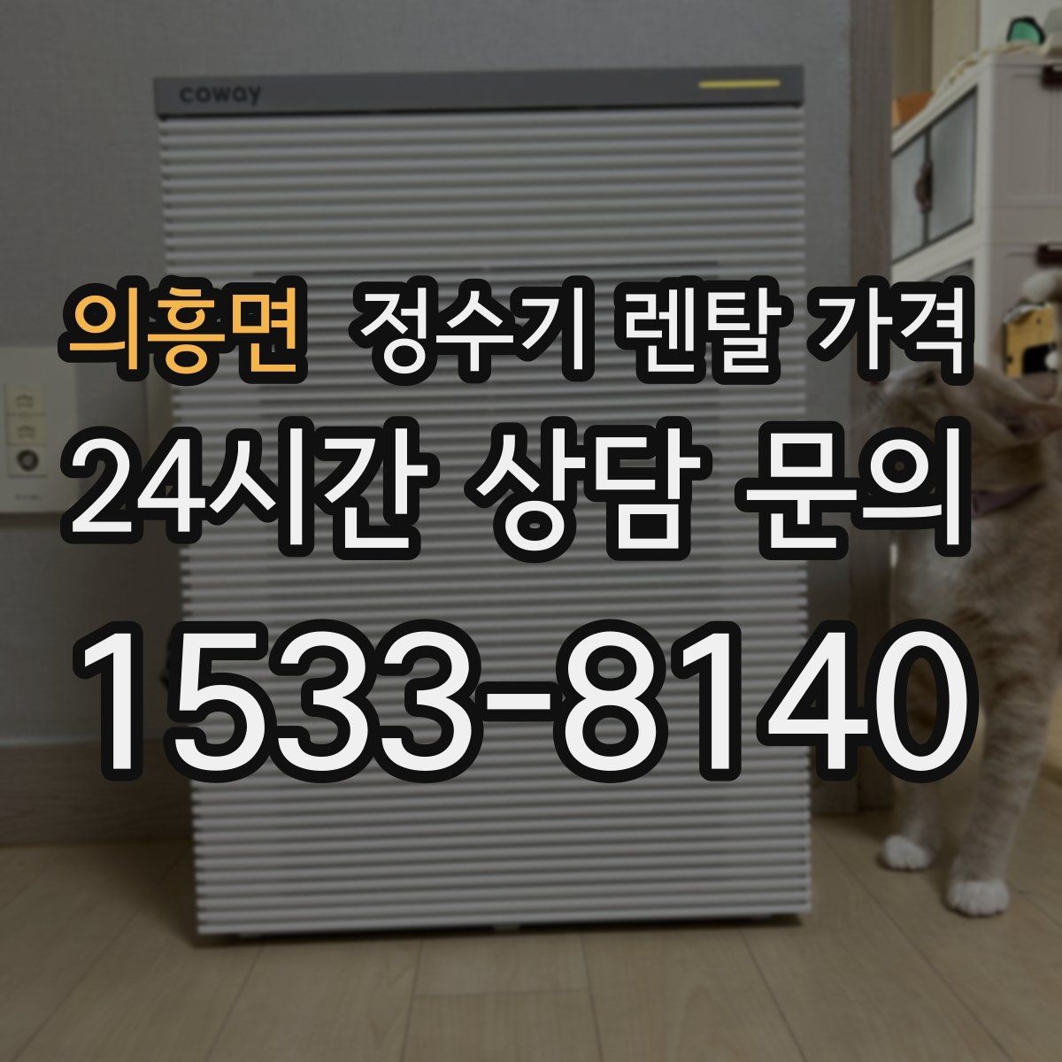 의흥면 정수기 렌탈 가격 온수 기능이 필요한 집과 아닌 집