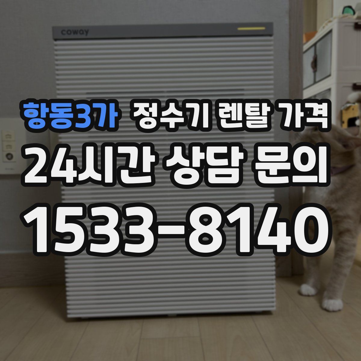 항동3가 정수기 렌탈 가격