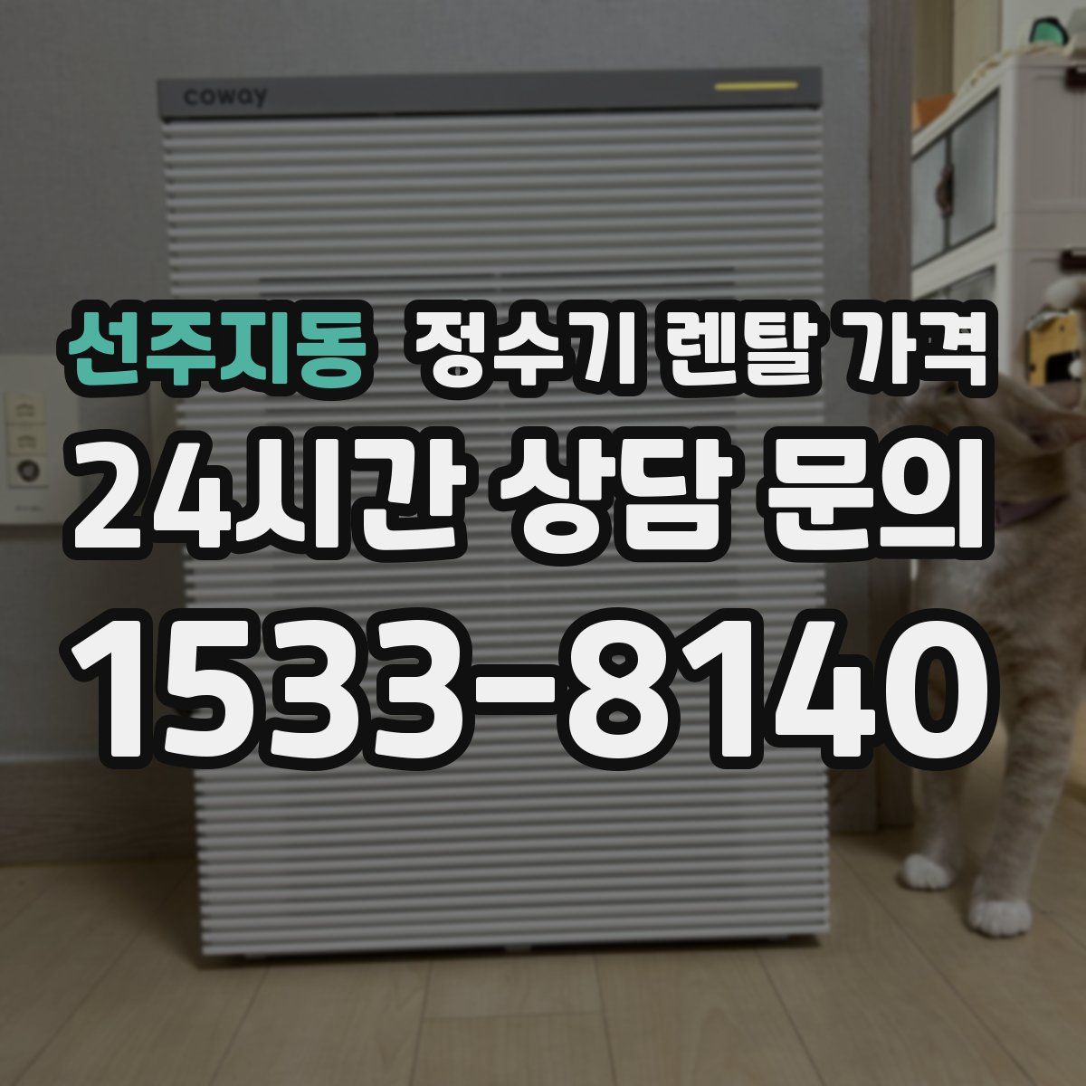 선주지동 정수기 렌탈 가격