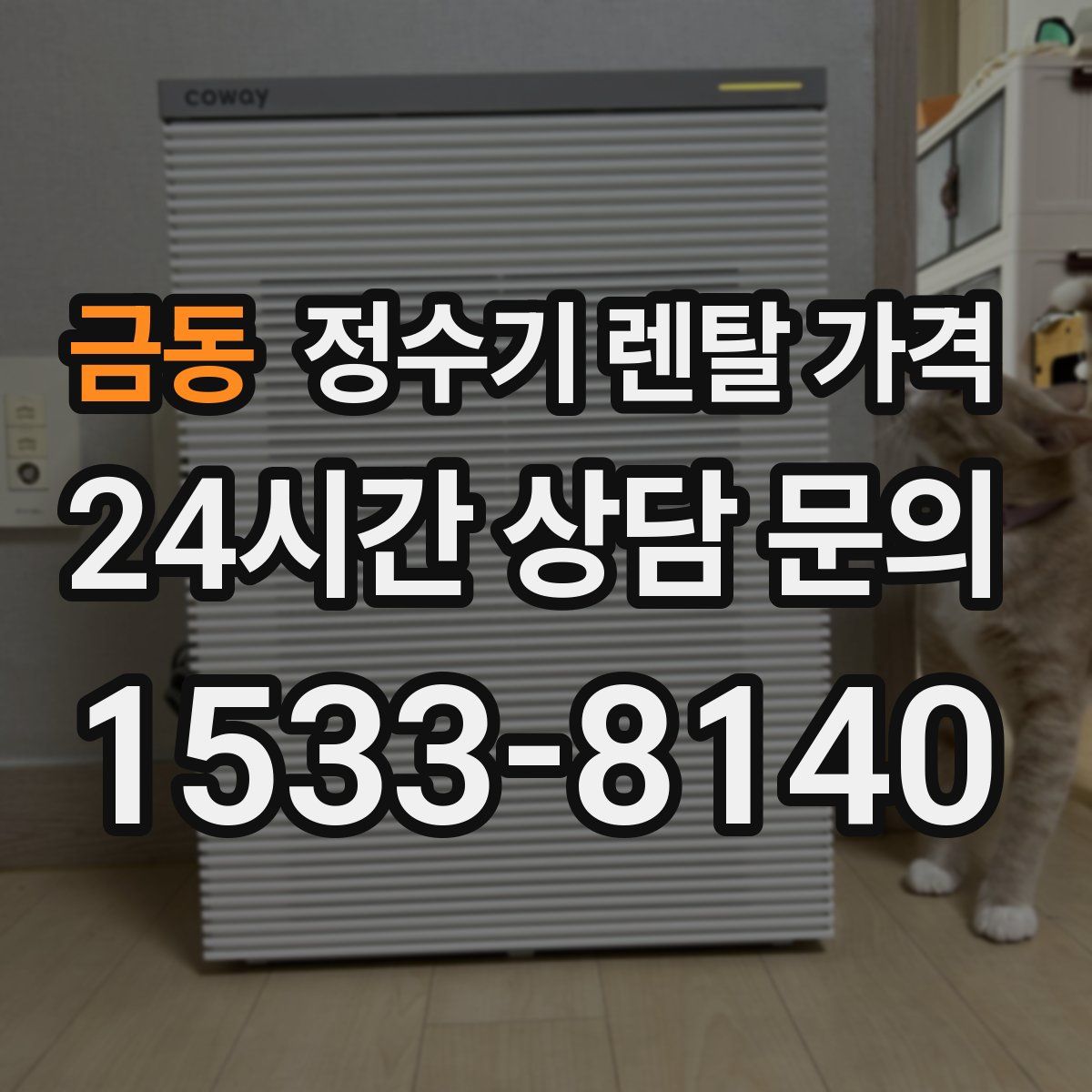 금동 정수기 렌탈 가격