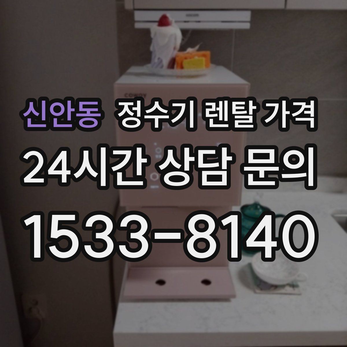 신안동 정수기 렌탈 가격 필터 비용 포함 여부 확인하기