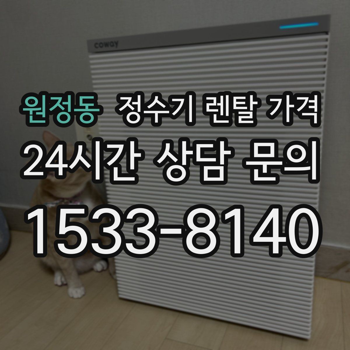 원정동 정수기 렌탈 가격 실제 경험 기준으로 정리