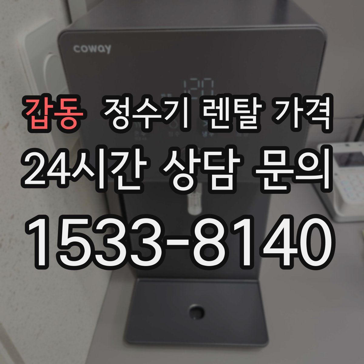 갑동 정수기 렌탈 가격