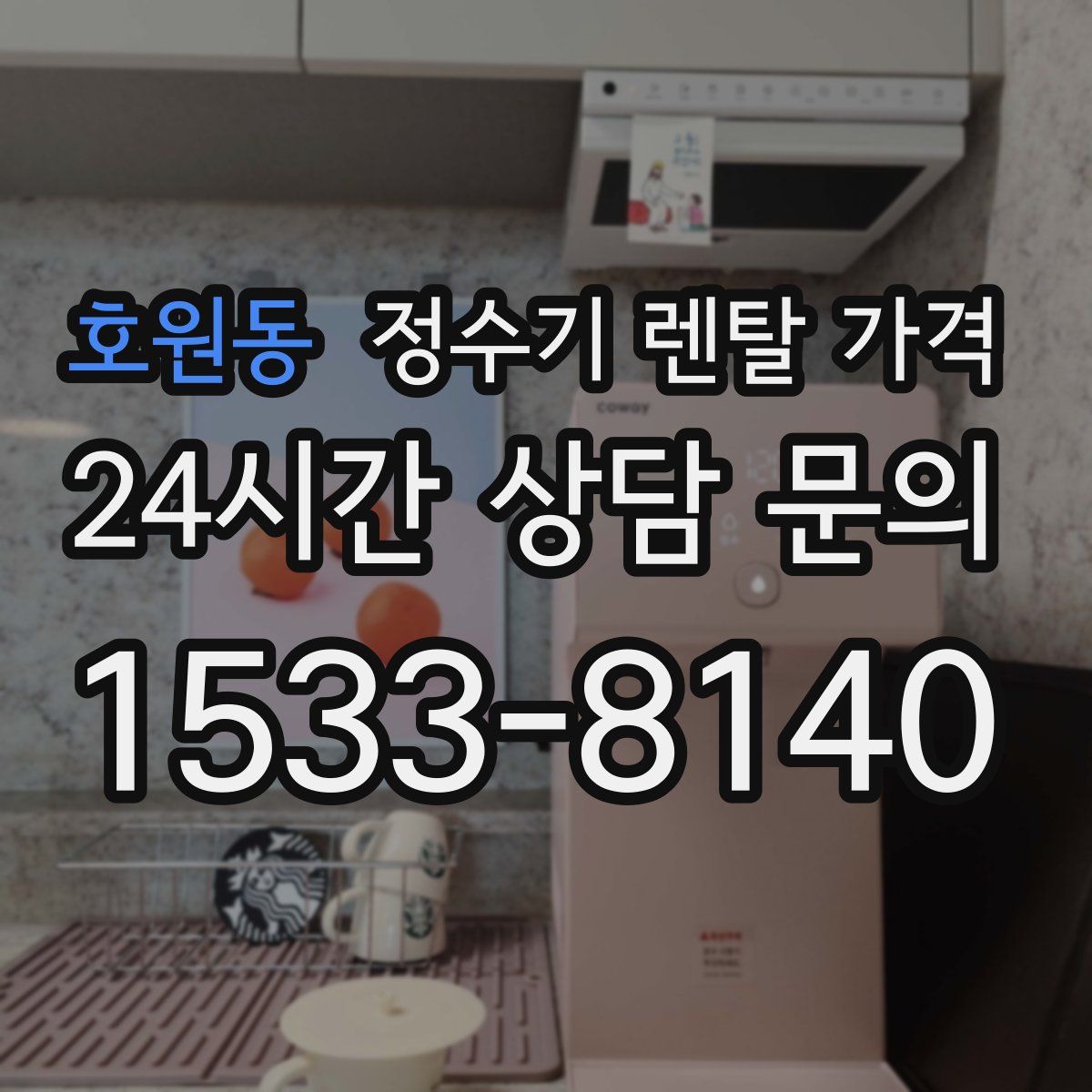 호원동 정수기 렌탈 가격