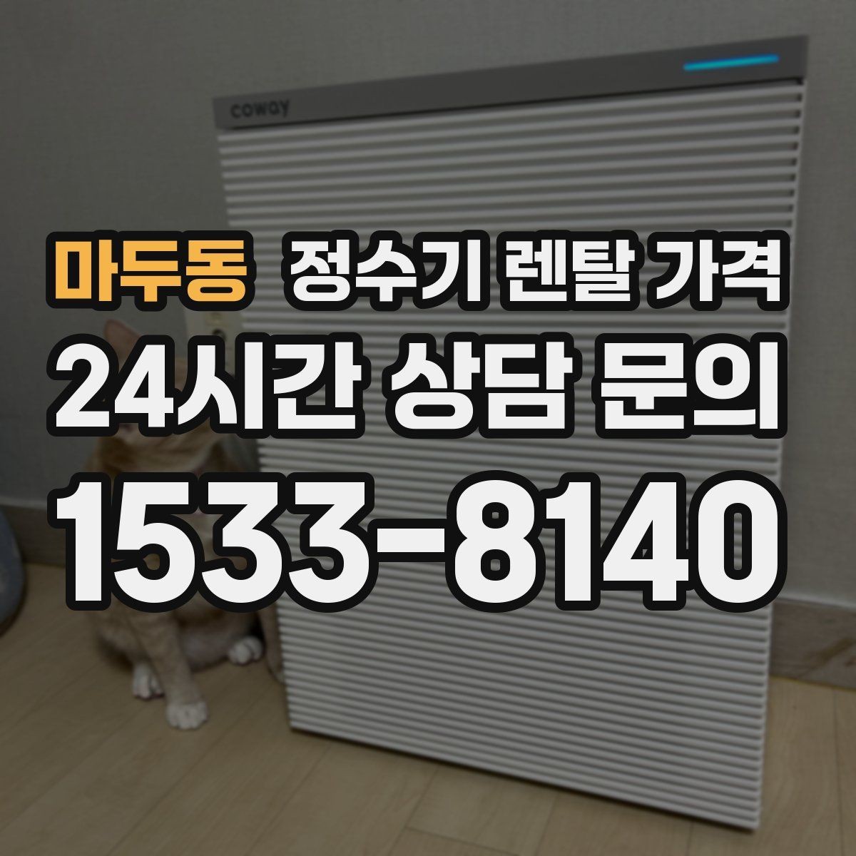 마두동 정수기 렌탈 가격 냉온 기능이 필요한 경우 정리